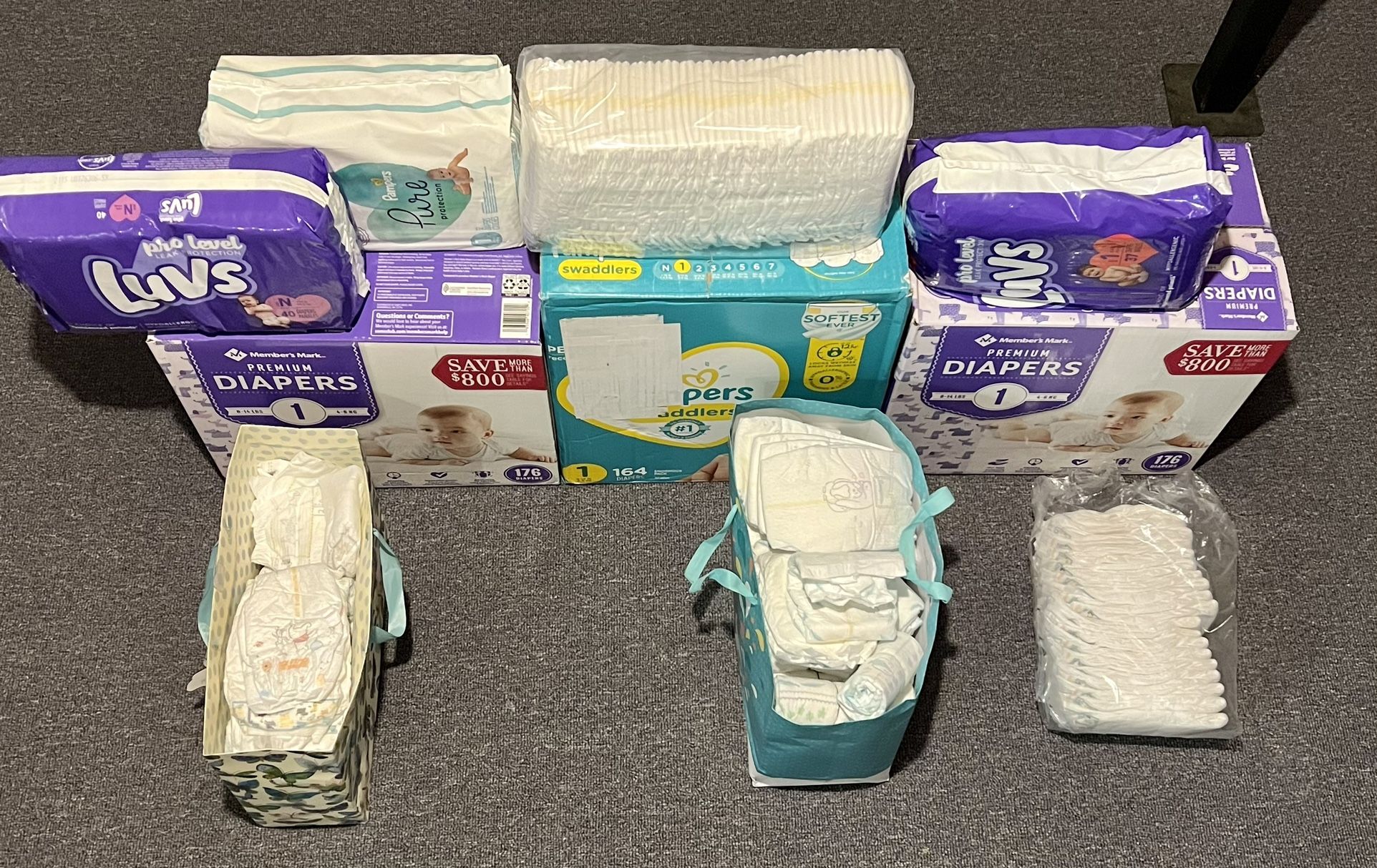 New Unused Diapers Size 1 