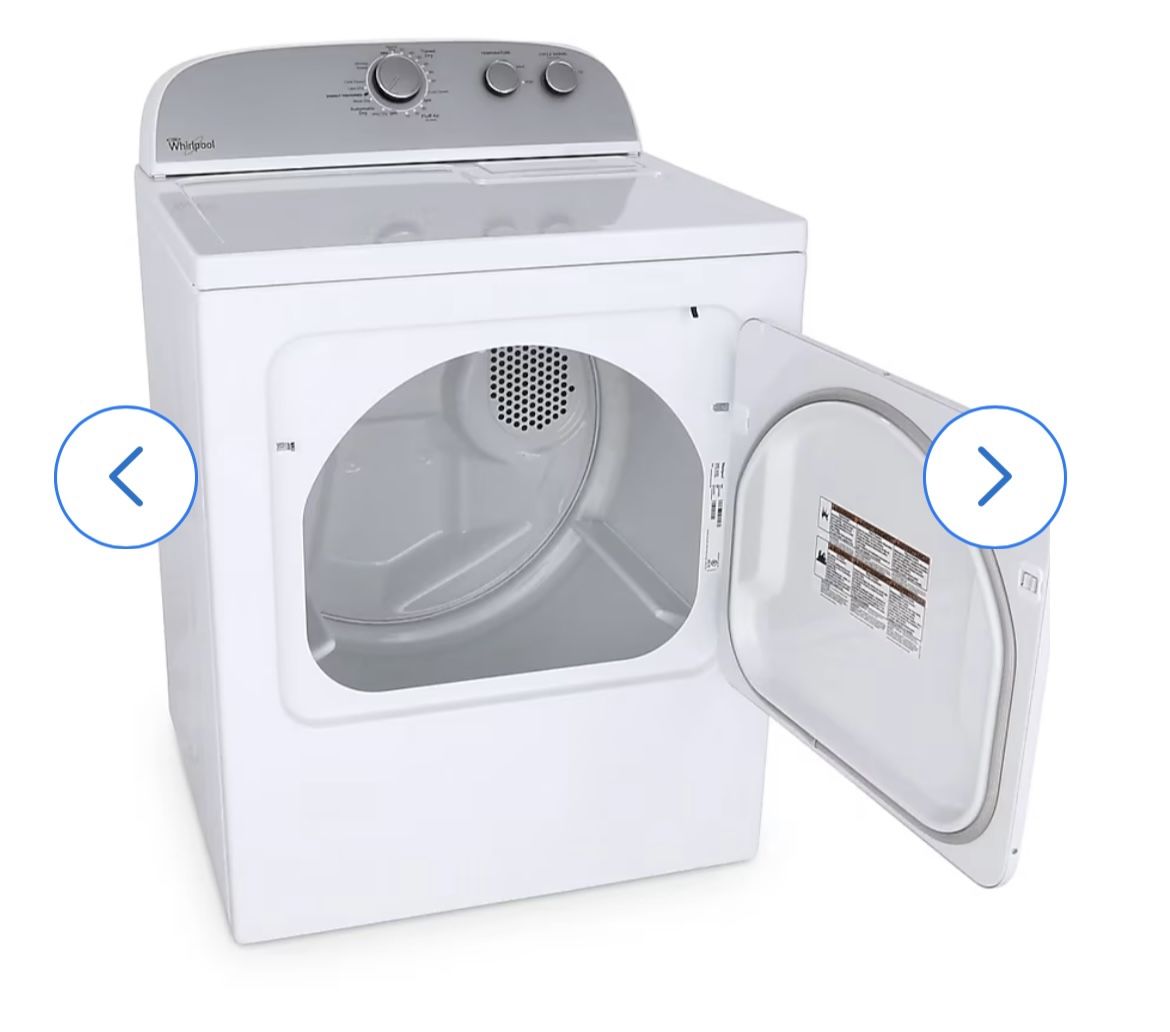 New! Whirlpool Extra Large Vented Electric Dryer ( White ) Item #670009 | Model #WED4815EW