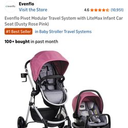 stroller car seat combo evenflo