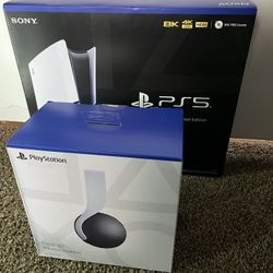 PlayStation 5 With Wireless Headset 