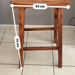 $200 obo - Solid Wood Stools (Set of 3).