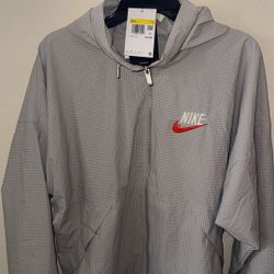 Nike Sportswear Oversized Lined Woven Jacket DM5285-012 Grey  size small