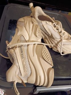 STEVE MADDEN POSSESSION SNEAKERS SIZE 8.5M MEN TAUPE