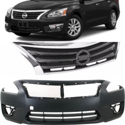 Nissan Altima Front Bumper And Grille 2013 Through 2015