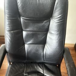 Computer Black Leather Chair 