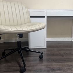 IKEA Desk & Oversized Chair