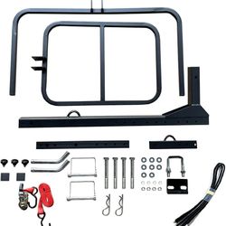 RV Hitch Mount Kayak Rack – Vertical Kayak Carrier for Up to 12’ Kayaks – 2” Hitch Receiver – 150 lbs Capacity – Compatible with RVs, Trucks & SUVs