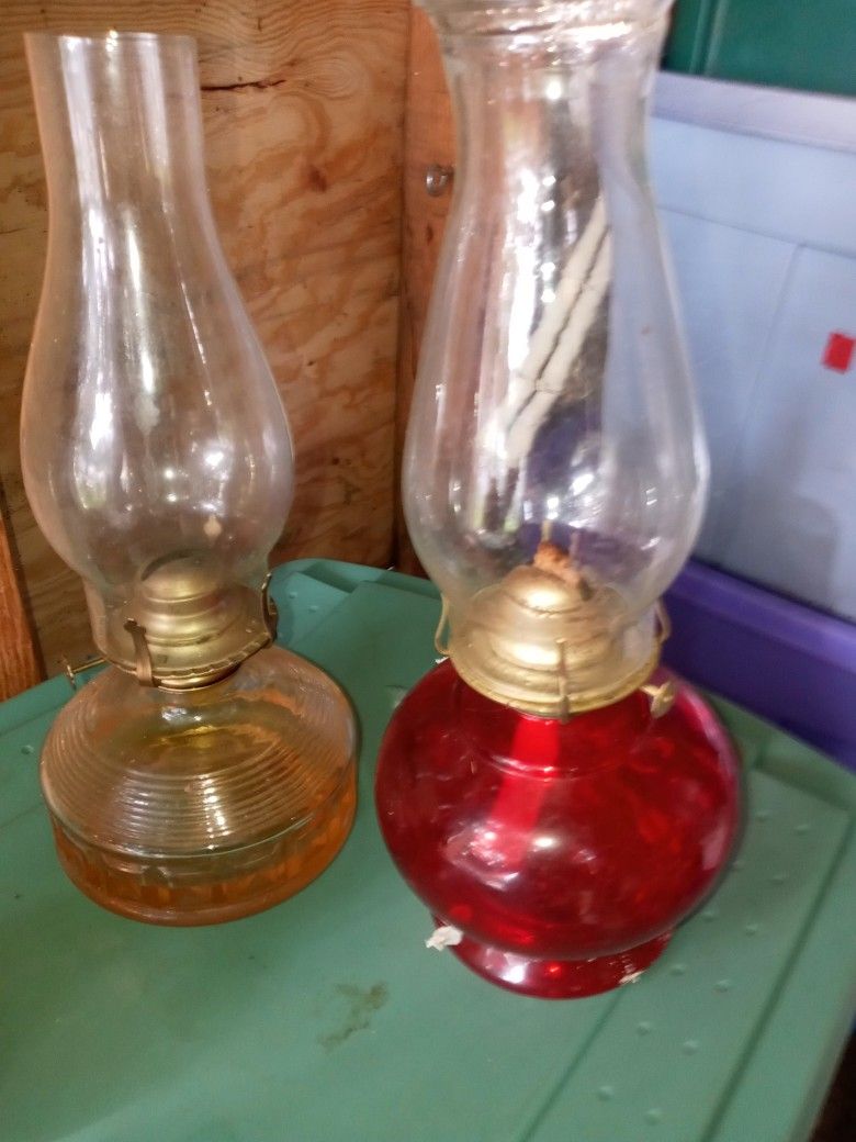 Vintage Oil Lamps