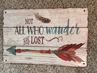 Motivational Tin Wall Art