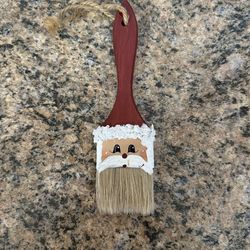 Santa Paintbrush Ornament