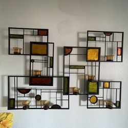 Metal Candle Art Piece