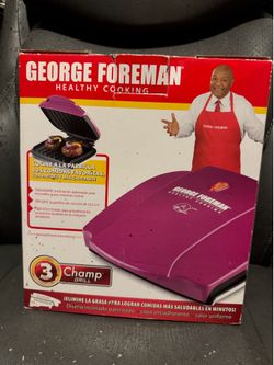 George Foreman Healthy Cooking  Champ Grill