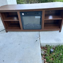 🔥 Fireplace TV Stand – $120 OBO 