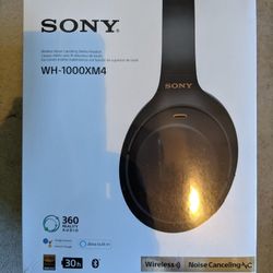 New Sealed Sony Wh-1000xm4noise Cancelling Headphones 