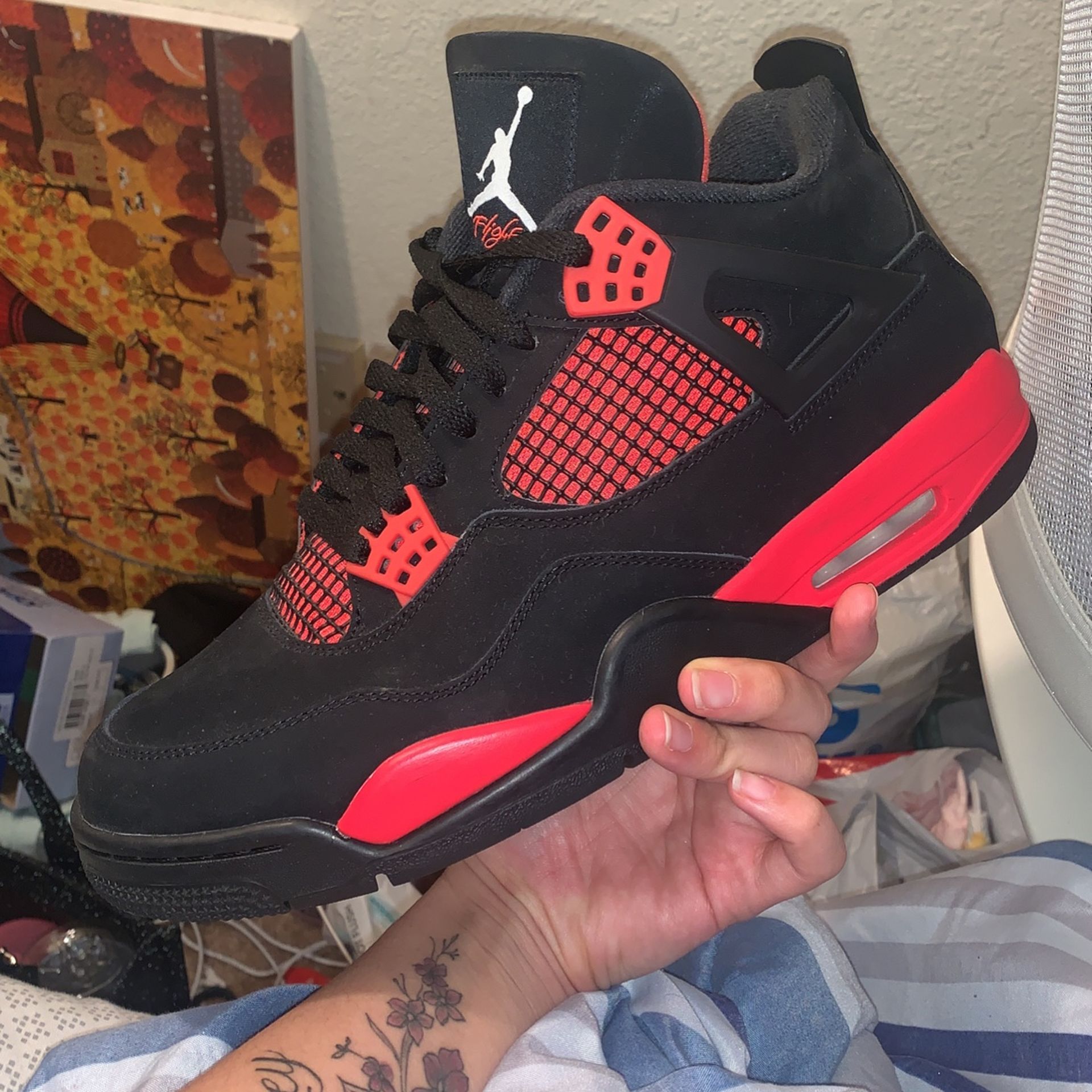 Thunder Red 4’s Size 11.5 