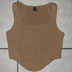 Cute Beige Top $5 size M