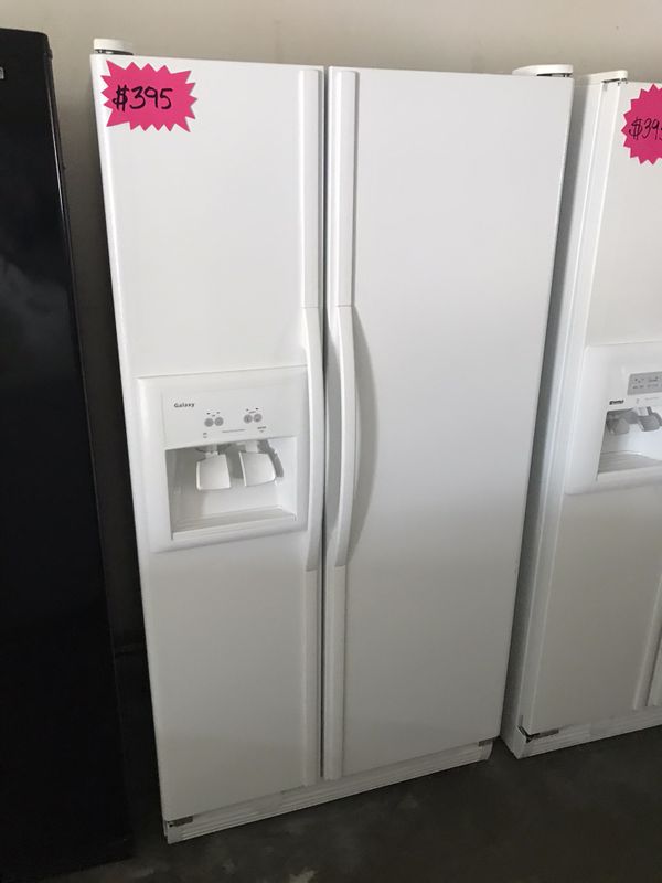 Galaxy Side by Side White Refrigerator FINANCING AVAILABLE for Sale in