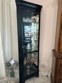 Black Curio Cabinet