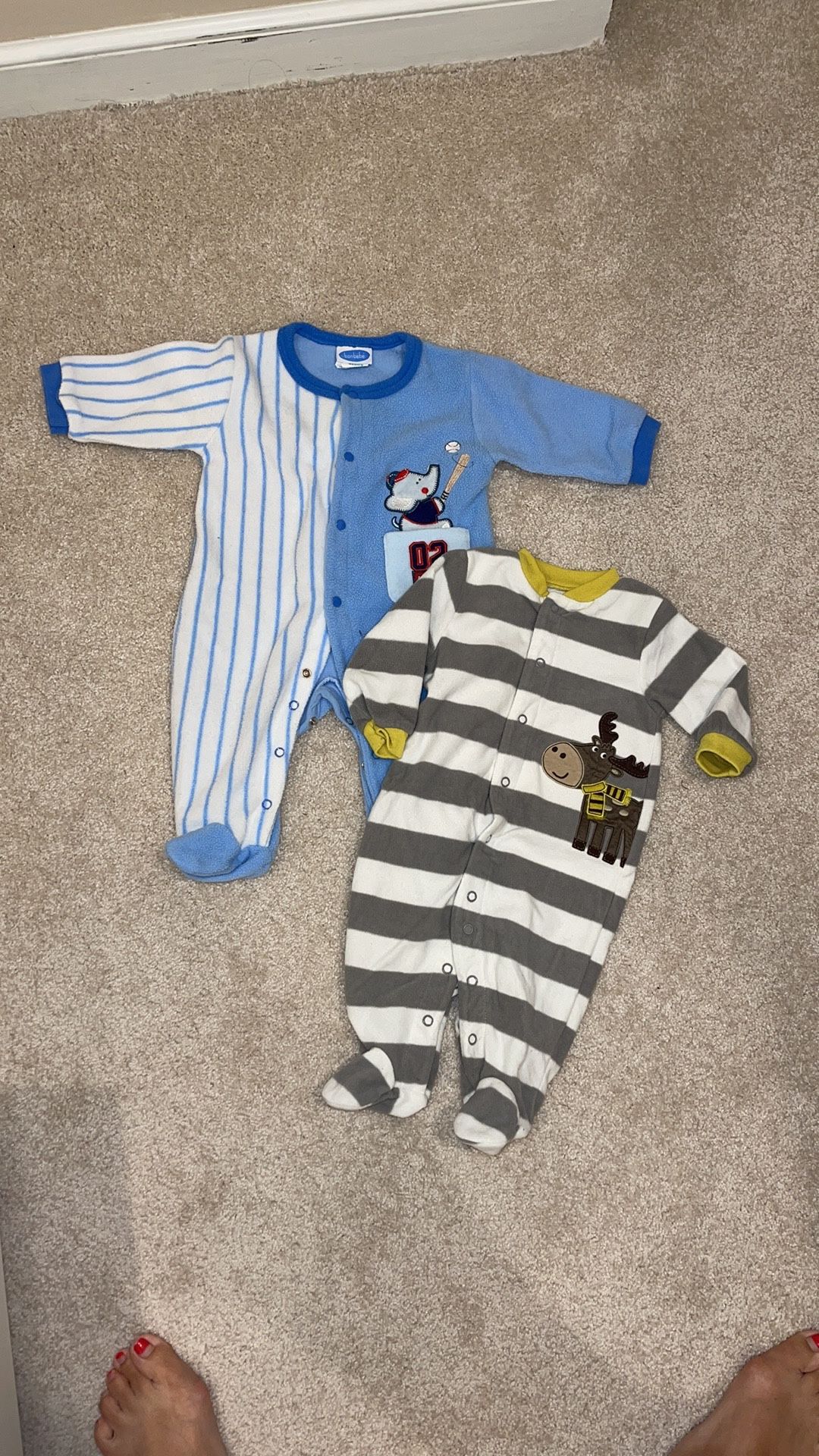 Sleepers For Baby Boys (3-6 Months)