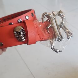 Revenge Bone Belt Red