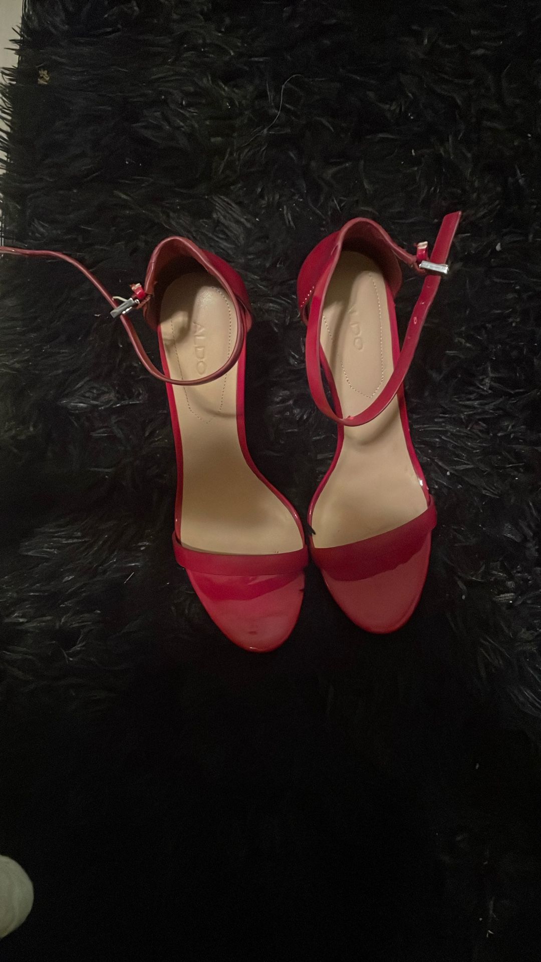 Aldo Red Strappy Heels