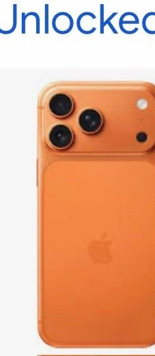 New apple Unlocked  orange pro max 512 gb