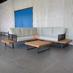 Premium Outdoor L-Shaped Sectional Patio Furniture Set
