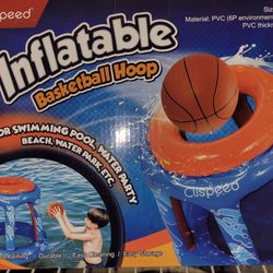 Water Play Swimming Beach Summer Party Inflatable Basketball Hoop Water Basketball Game Set Basketball Hoop Pool Float