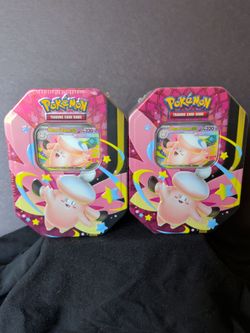 Pokemon Cards (2) Mega Moonlight Tins-$60 For Both Tins