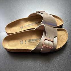 BIRKENSTOCK Adult Catalina BS Taupe  sandals slides  ladies 9 narrow new
