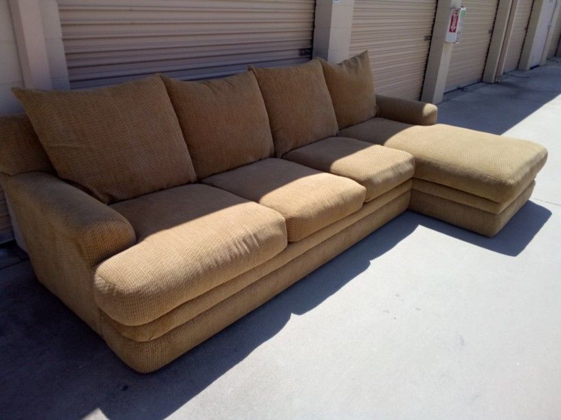 Brown Sectional Couch 