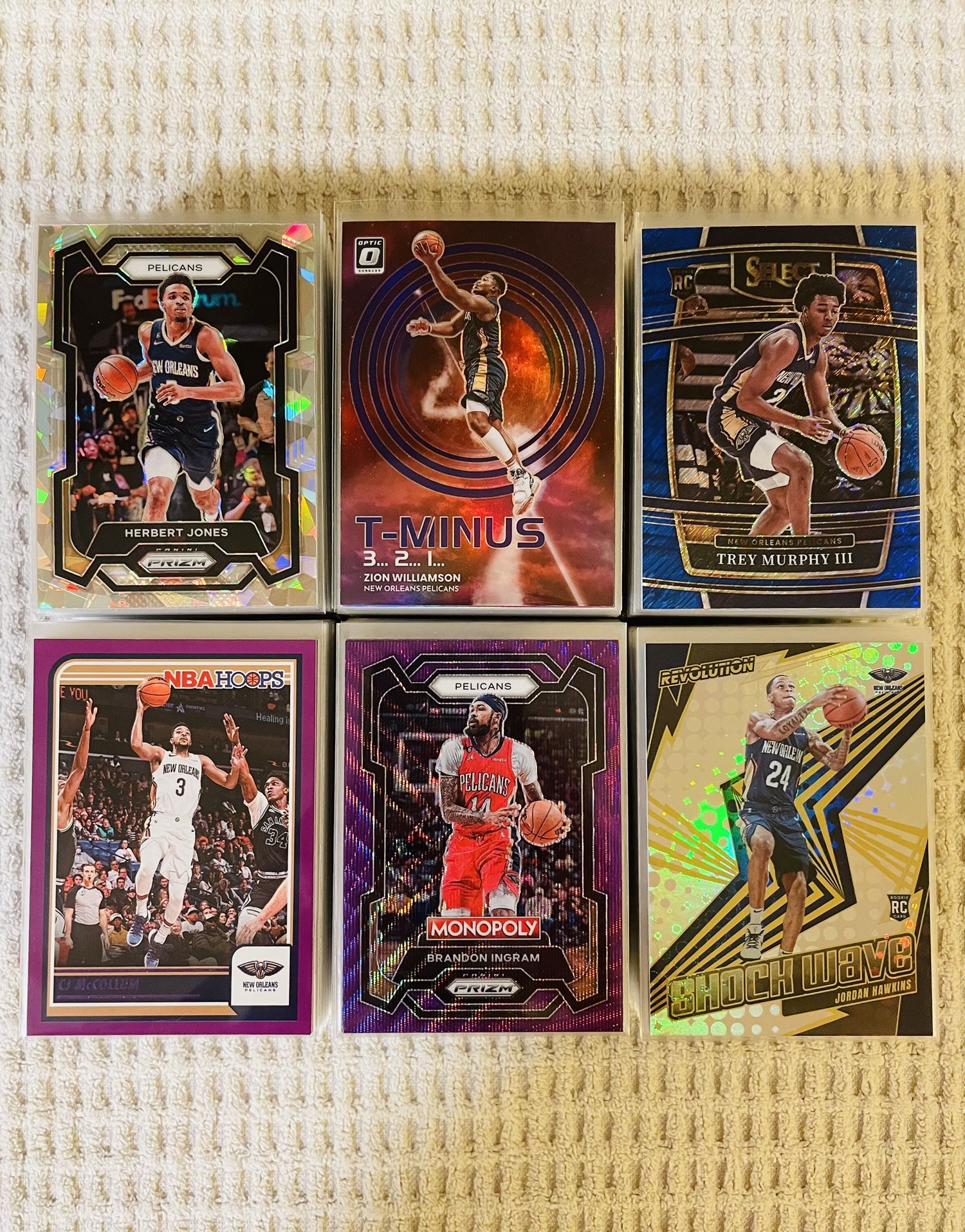 New Orleans Pelicans 305 Card Basketball Lot! Rookies, Prizms, Parallels, Memorabilia, Short Prints, Variations & More!