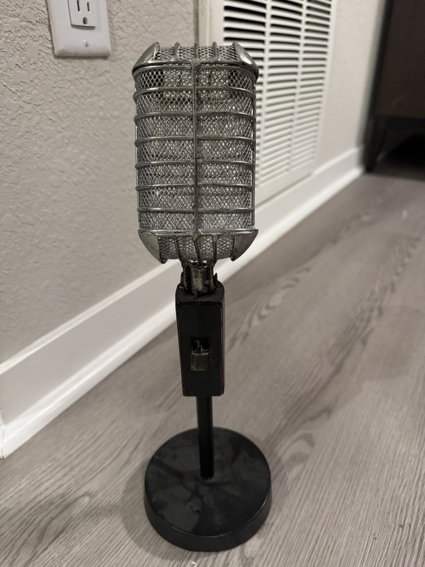 Vintage Microphone Decor