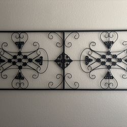 Metal Wall Art - Large Black