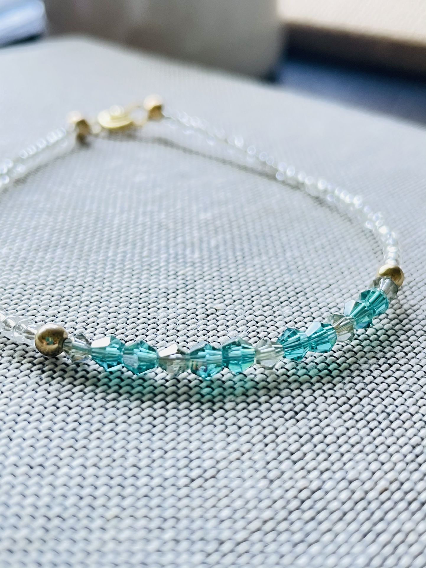 Blue swarovski Crystal Bracelet
