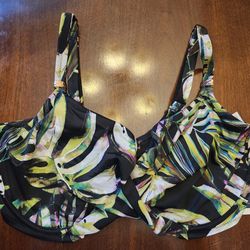 NWT Fantasie Bikini Top 34H - Palm Valley. Bra Sized Swimwear