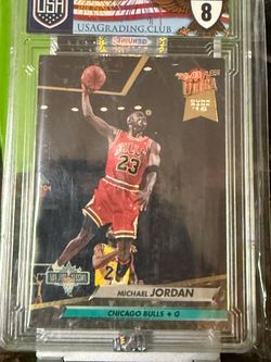 1992 Fleer Ultra Michael Jordan #216 Graded 8 Bulls Card Y2K GOAT HOF MJ 23