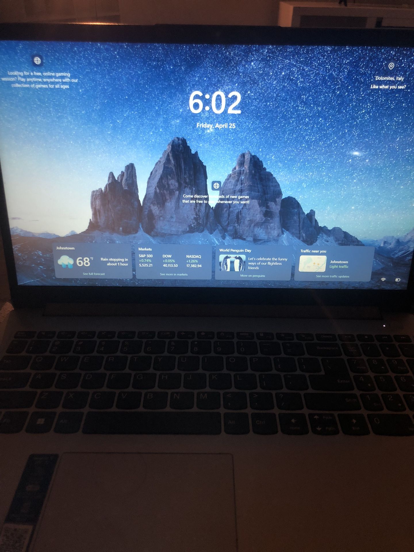 Lenova laptop IdeaPad 1i 15”7