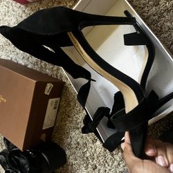 Black Tie Up Heel 