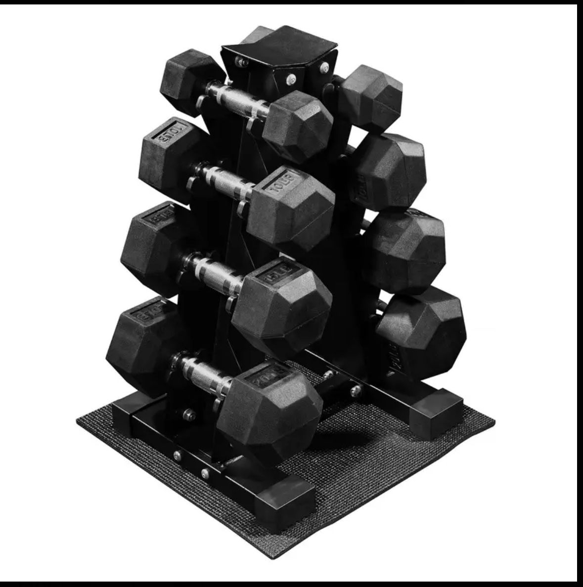 Dumbbells Set With Rack