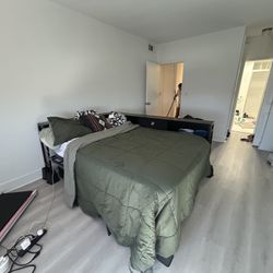 Platform Bed with Mattress