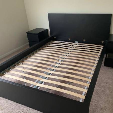 IKEA Malm High Headboard Full Size Bed Frame EXCELLENT Condition