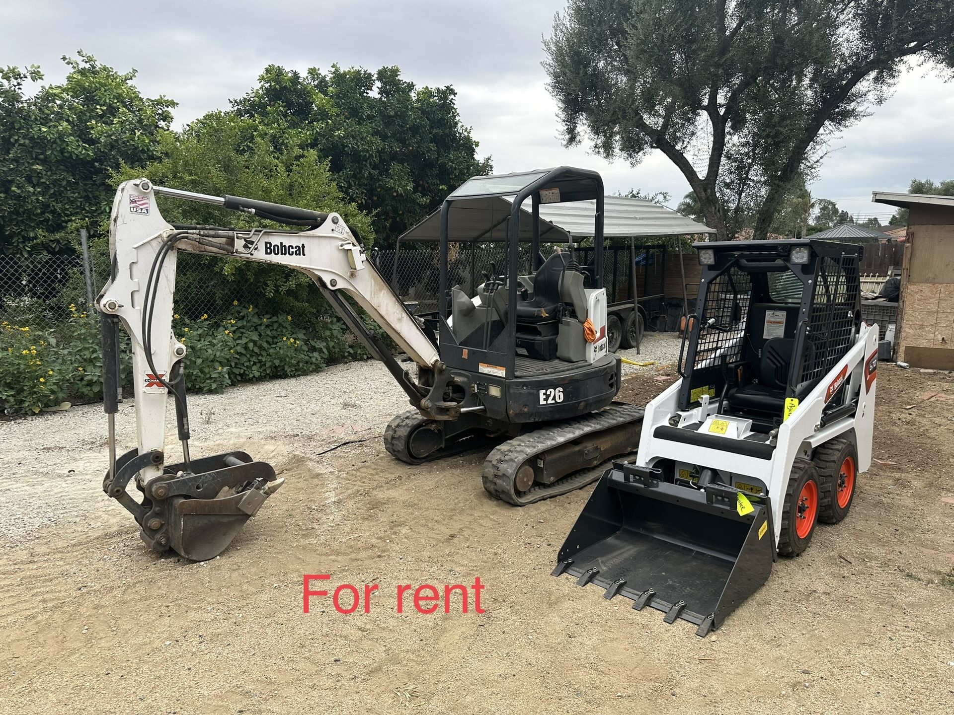 Mini Excavator And Skid Steer 