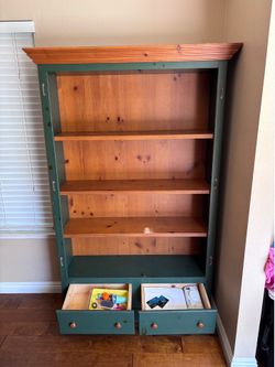 Green Bookshelf