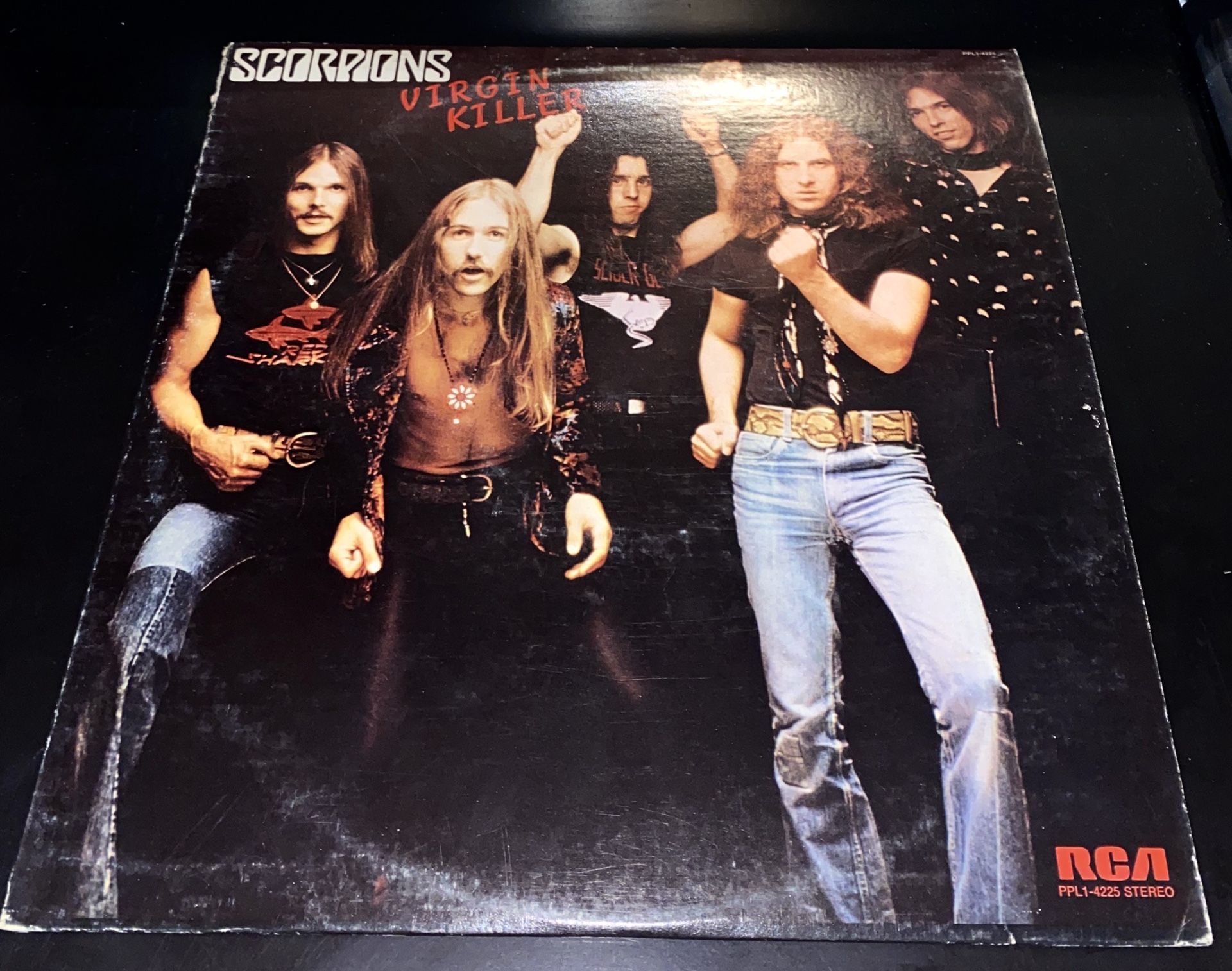 SCORPIONS Virgin Killer LP Récord Vinyl Album RCA PPL