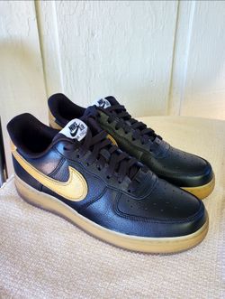 Nike Air Force 1 Low Black & Gold  Women’s Size 8.5