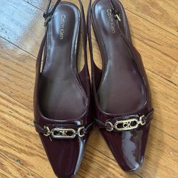 NEW Calvin Klein women sling back shoes Size 8
