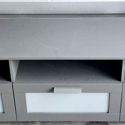BRIMNES TV Unit (IKEA) w/ 3 Storage Drawers