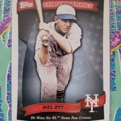 10 Topps PP Mel Ott!