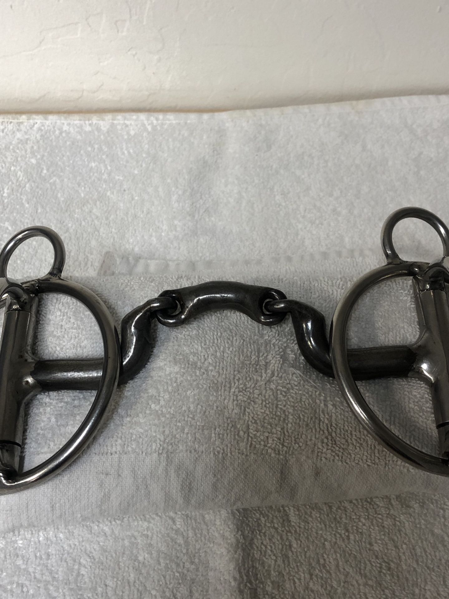 Rockin S Snaffle 1/2” Raised Snaffle Smooth Sweet Iron Bit